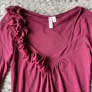 Sweet pea • thin mesh long sleeve shirt